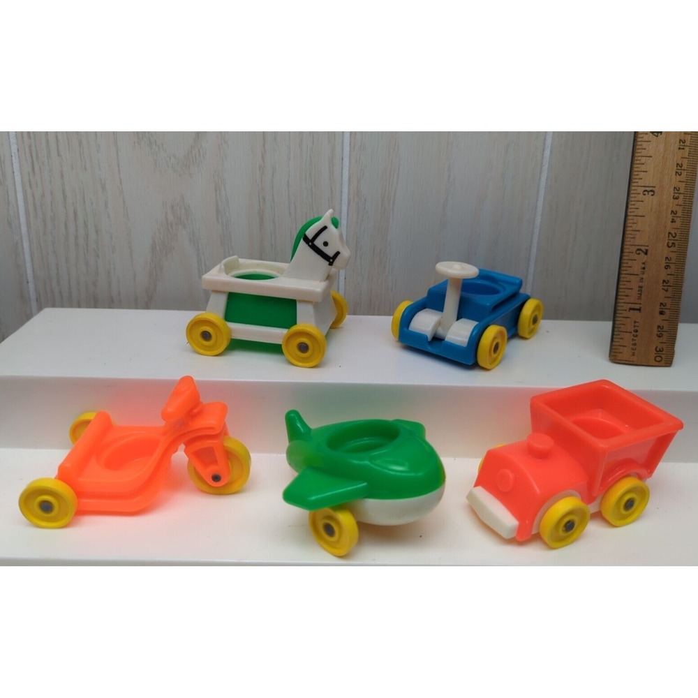 Fisher-Price Little People vintage kid ride ons trike plane train wagon horse